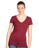 Next Level 1540 Ideal V Neck Wholesale Plain t Shi in Cardinal