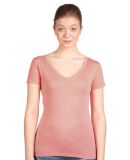 Next Level 1540 Ideal V Neck Wholesale Plain t Shi in Desert pink