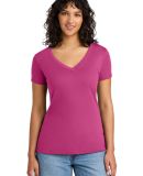 Next Level 1540 Ideal V Neck Wholesale Plain t Shi in Raspberry
