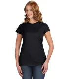 8138 J. America - Women's Glitter T-Shirt in Black/ silver