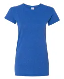 8138 J. America - Women's Glitter T-Shirt in Royal/ silver