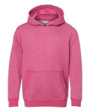 8606 J. America - Youth Glitter French Terry Hood in Wildberry/ silver