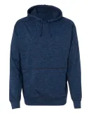 8613 J. America - Cosmic Poly Hooded Pullover Swea Royal Fleck