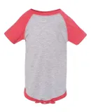 4430 Rabbit Skins Fine Jersey Infant Baseball Ragl VN HTHR/ VN RED