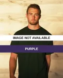 Ei-Lo MC18500 Men's Short Sleeve Crew  Purple