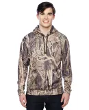 8615 J. America Tailgate Hooded Fleece Pullover wi in Outdoor camo