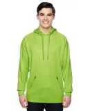 8670 J. America Polyester Hooded Pullover Sweatshi in Lime volt