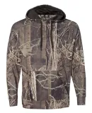 8670 J. America Polyester Hooded Pullover Sweatshi in Outdoor camo