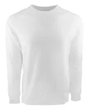 Next Level N9000 Unisex Terry Raglan Pullover WHITE