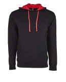 Next Level 9301 Unisex French Terry Pullover Hoody BLACK/ RED