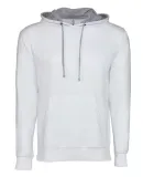 Next Level 9301 Unisex French Terry Pullover Hoody WHT/ HTHR GRAY