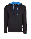 Next Level 9301 Unisex French Terry Pullover Hoody BLACK/ TURQUOISE