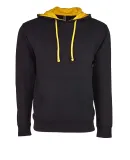 Next Level 9301 Unisex French Terry Pullover Hoody BLACK/ GOLD