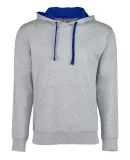 Next Level 9301 Unisex French Terry Pullover Hoody HTHR GREY/ ROYAL