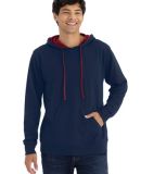 Next Level 9301 Unisex French Terry Pullover Hoody in Midnight navy/ cardinal