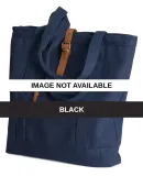 C383 Carolina Sewn Strapping Tote Black