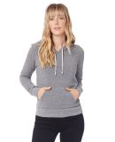 Alternative Apparel 9596 Womens Eco-Fleece Pullove in Eco grey