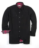 BP7006 Backpacker Men's Canvas Shirt Jacket w/ Fla in Black