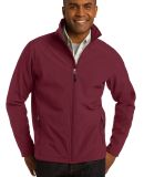 J317 Port Authority Core Soft Shell Jacket in Maroon