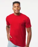 0290TC Tultex Unisex Ring-Spun Cotton Tee 290 in Cardinal