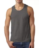 Next Level 6233 Men's Premium Fitted CVC Tank in Dark hthr gray