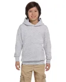 P470 Hanes Youth EcoSmart Pullover Hooded Sweatshi Ash