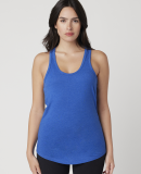 Cotton Heritage LC7706 Juniors Scallop Racerback T in Team royal heather