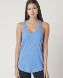 Cotton Heritage LC7706 Juniors Scallop Racerback T in Riviera (discontinued)