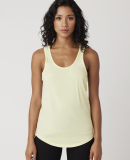 Cotton Heritage LC7706 Juniors Scallop Racerback T in Light chartreuse