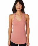 Cotton Heritage LC7706 Juniors Scallop Racerback T in Dusty rose htr (discontinued)