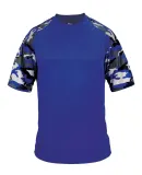 4141 Badger Camo Sport T-Shirt Royal/ Royal Camo