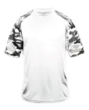 4141 Badger Camo Sport T-Shirt White/ White Camo