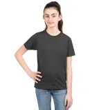 Next Level 3312 Boys CVC Crew Tee in Charcoal