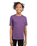 Next Level 3312 Boys CVC Crew Tee in Purple rush