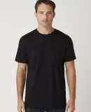 M1045 Crew Neck Men's Jersey T-Shirt  in Black