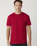 M1045 Crew Neck Men's Jersey T-Shirt  in Red