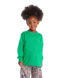 64300L Juvenile Long Sleeve Tee 5.2 oz in Kelly heather