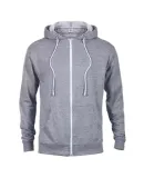 94300 Delta Apparel Adult Unisex Snow Heather Fren in Graphite snow heather kll