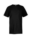 11009 Delta Apparel 30/1's Unisex Youth 100% Poly  in Black