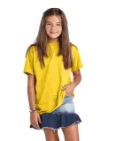 Delta Apparel 12900 Youth Soft Spun Tee in Sunflower