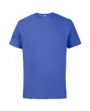 12600 Delta Apparel Adult 30/1's Soft Spun Tee 4.3 in Royal heather