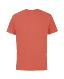 12600 Delta Apparel Adult 30/1's Soft Spun Tee 4.3 in Deep coral