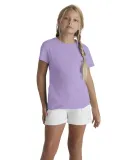 1300N Delta Apparel Girls 30/1's Tee in Lavender