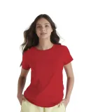 Delta Apparel 1336N Junior 30/1's Tee in New red