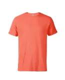 11600N Delta Apparel Adult 30/1's Fitted tee 4.3 o in Coral heather