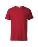 11600N Delta Apparel Adult 30/1's Fitted tee 4.3 o in New red