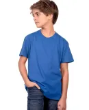 YC1040 Cotton Heritage Youth Cotton Crew T-Shirt in Royal