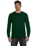 784AN Anvil Midweight Long-Sleeve T-Shirt in Forest green