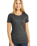 Anvil 6750L by Gildan Ladies' Triblend Scoop Neck  in Heather dk grey