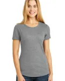 Anvil 6750L by Gildan Ladies' Triblend Scoop Neck  in Heather grey